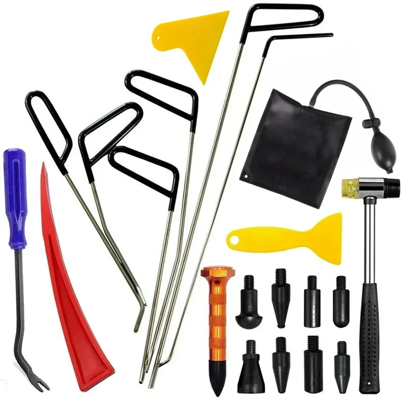 Car Accessories Workshop - Car Body Dent Removal Crowbar Kit