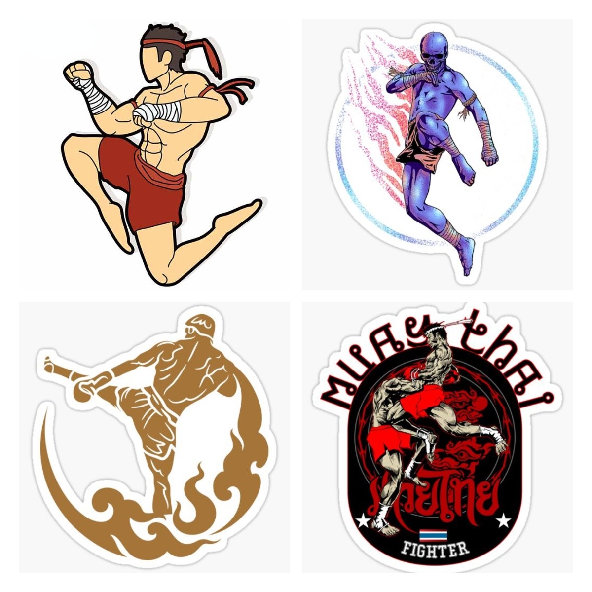 Muay Thai Fighting Thai Boxing - Car Accessories Thailand recension och pris