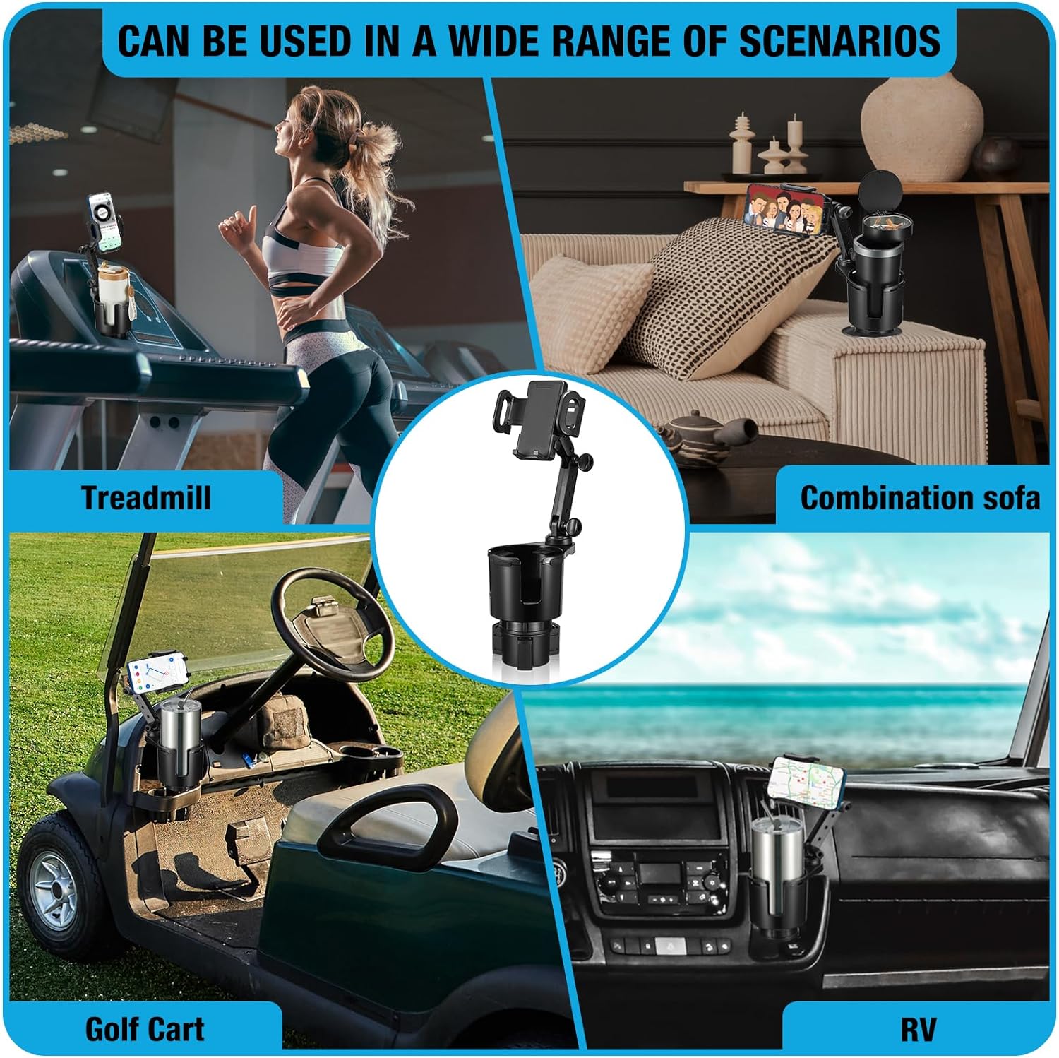 Car Cup Holder Expander Cell P - Car Cup Holder Expander recension och pris