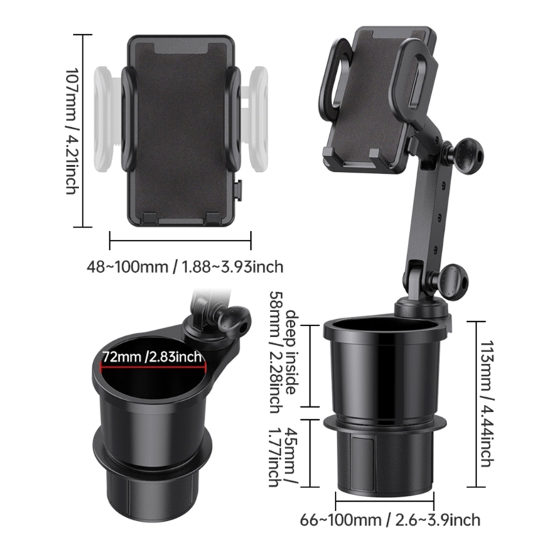 Car Cup Holder Expander Cell P - Car Cup Holder Expander recension och pris