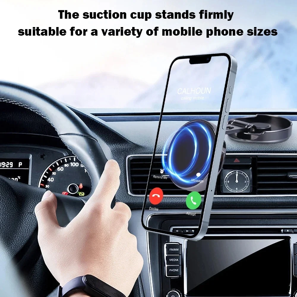 Round Folding Magnetic Car Hol - Car Accessories Phone Holder recension och pris