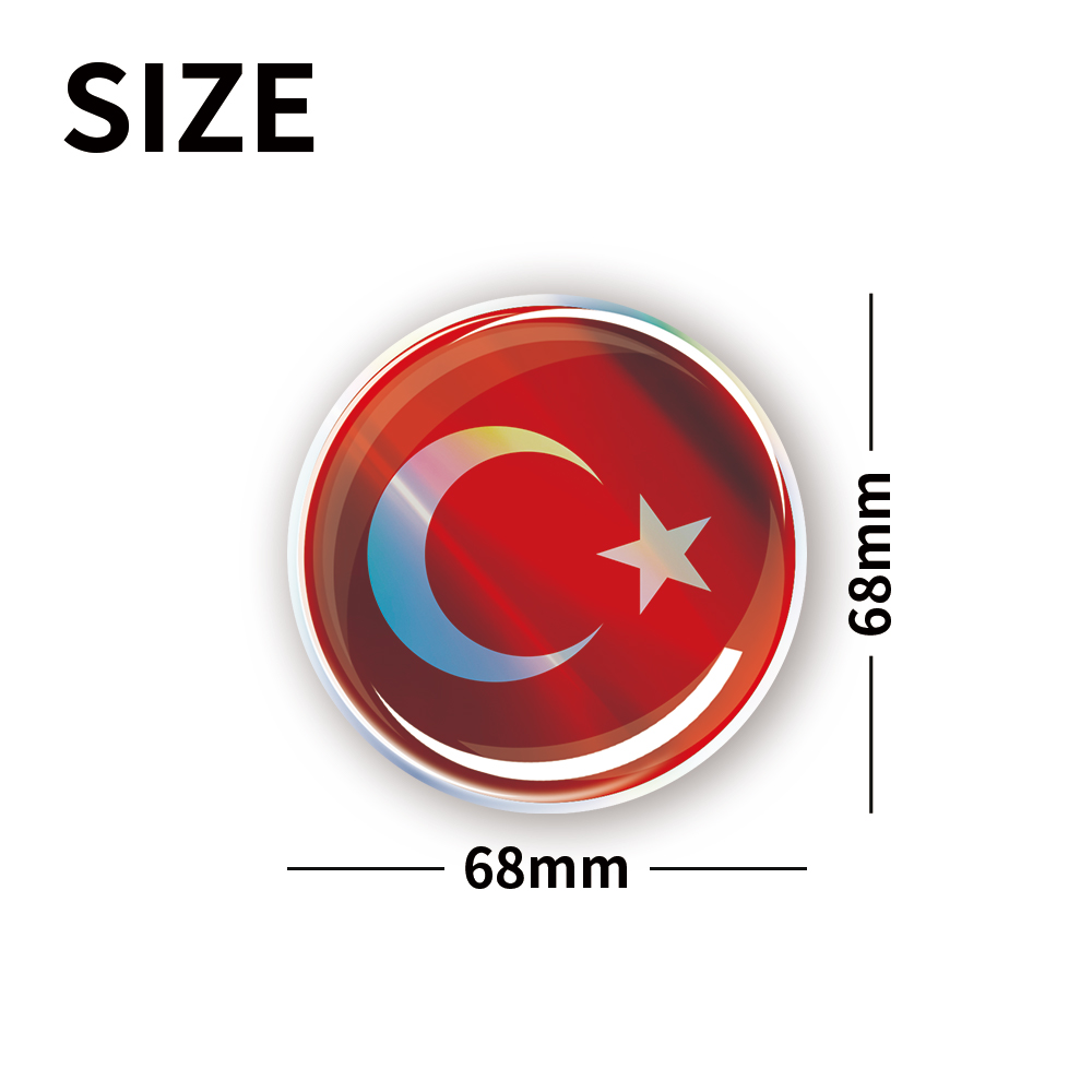 Türkiye Flag Uganda Ukraine Si - Car Accessories Singapore recension och pris