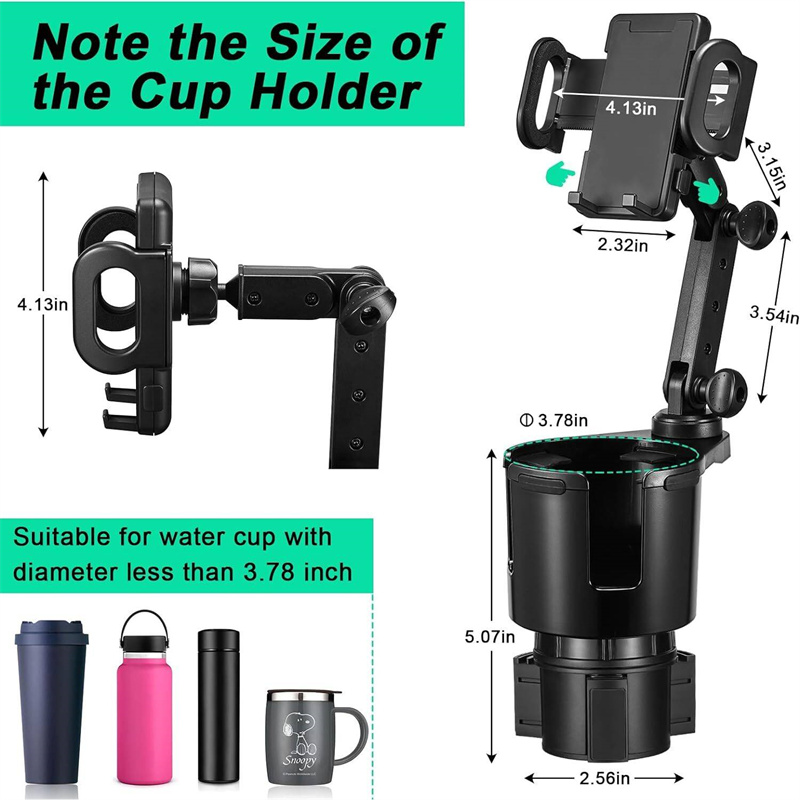 Adjustable Universal Car Cup H - Car Cup Holder Expander recension och pris