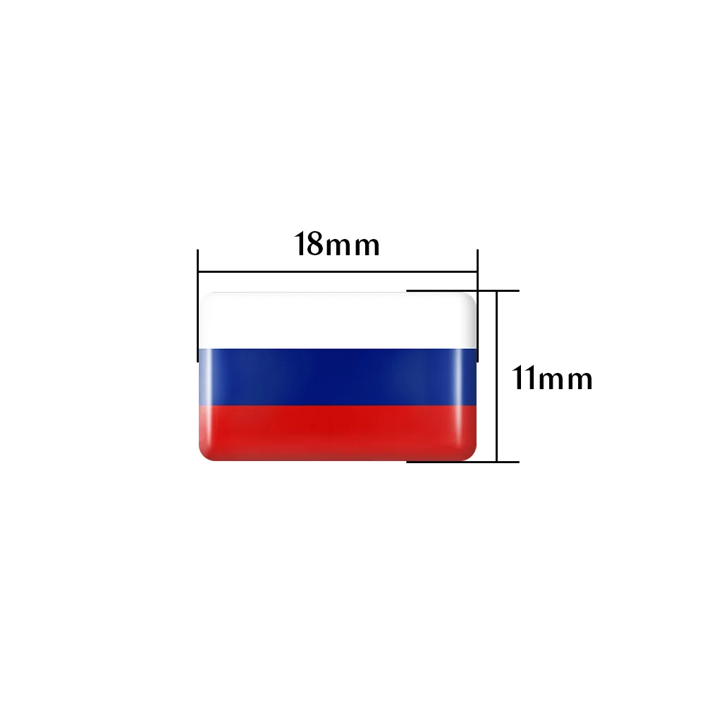 10pcs Epoxy Flags Stickers Car - Car Accessories Thailand recension och pris