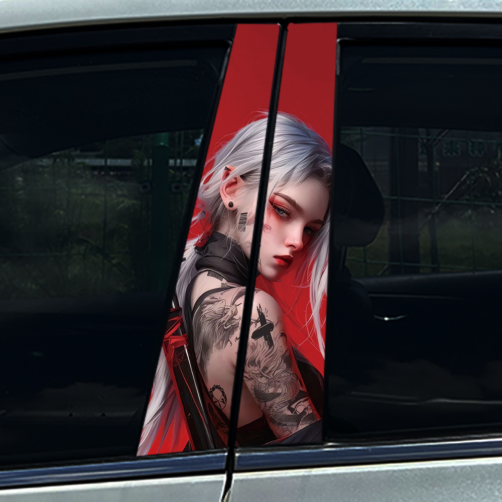 4Pcs/Set Neo-Tokyo White Hair  - Car Accessories In Tokyo recension och pris