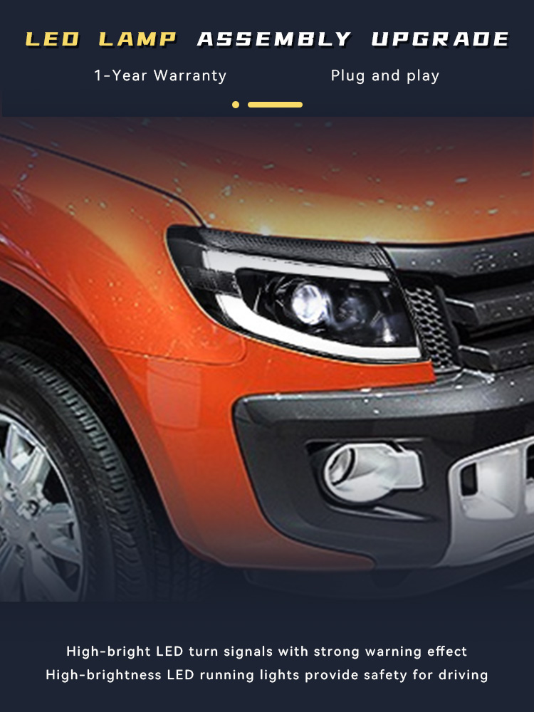 Car Lights For Ford RangerT6 2 - Accessories Car Near recension och pris