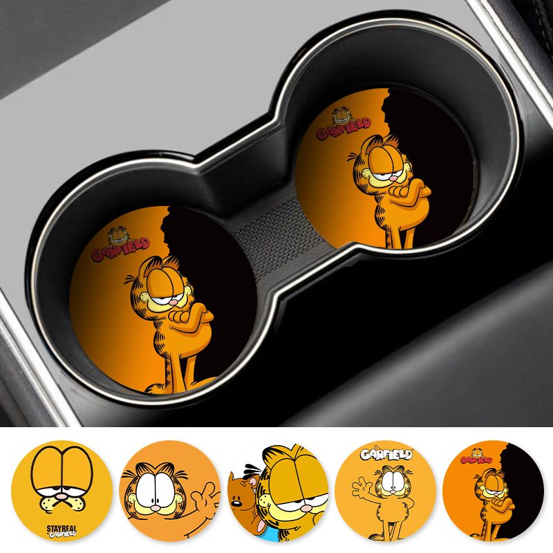 Cartoon Garfield Car Cup Coast - Car Accessories Workshop recension och pris