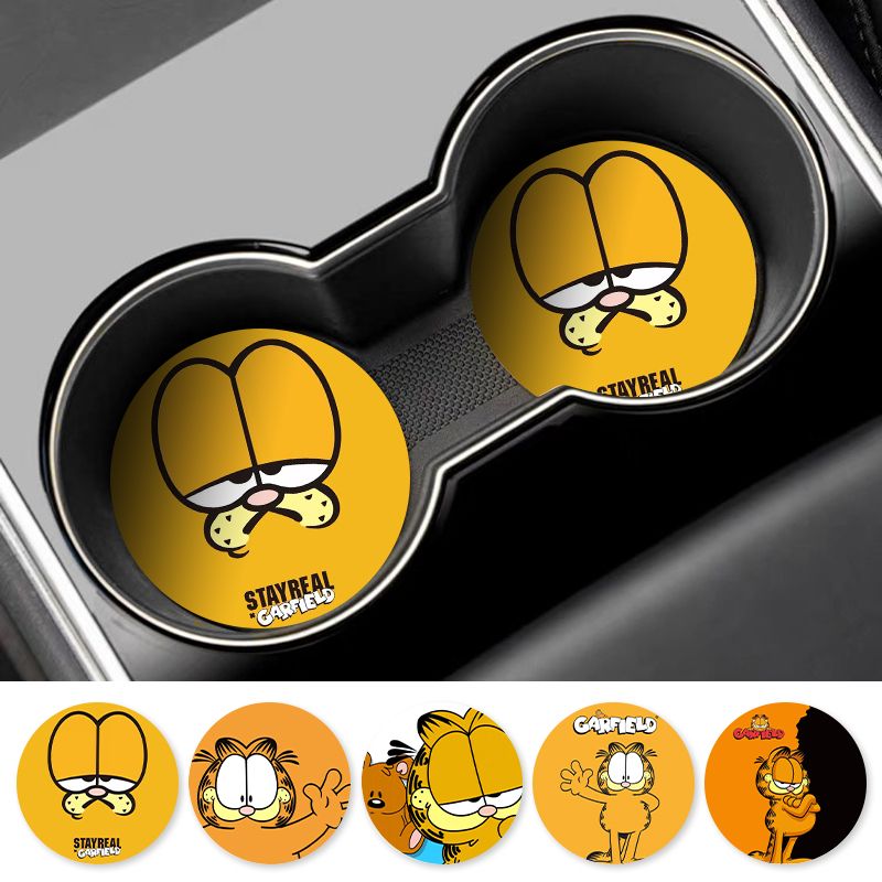Cartoon Garfield Car Cup Coast - Car Accessories Workshop recension och pris
